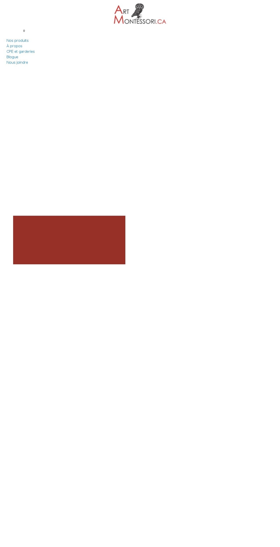 artmontessori.ca shopify website screenshot