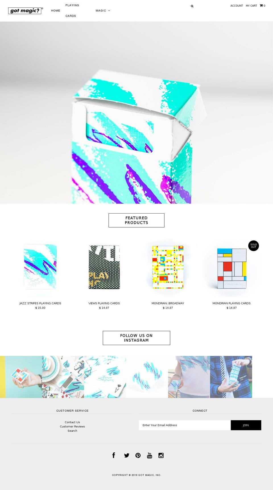 artofcardistry.com — Shopify storefront screenshot