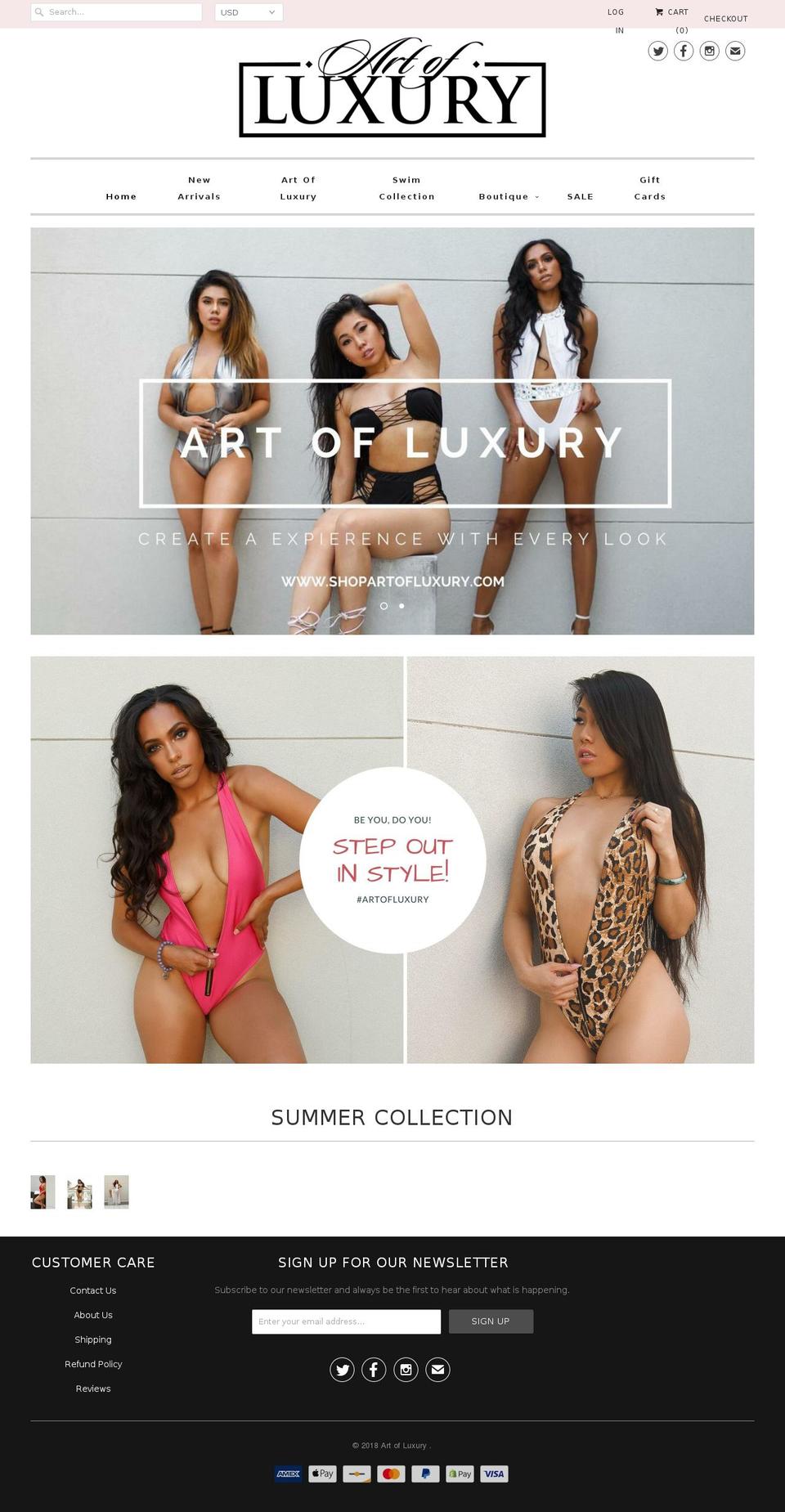 artoflb.com — Shopify storefront screenshot