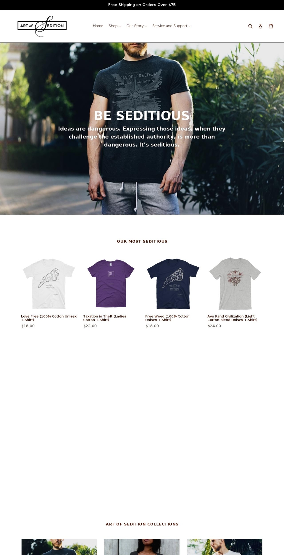 artofsedition.com — Shopify storefront screenshot