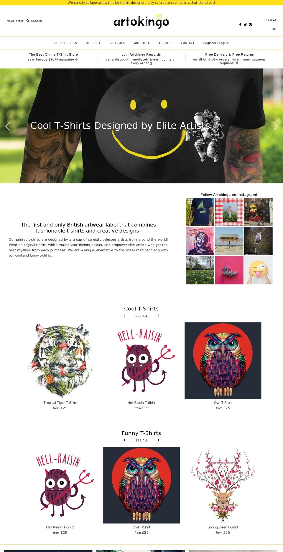 artokingo.com shopify website screenshot