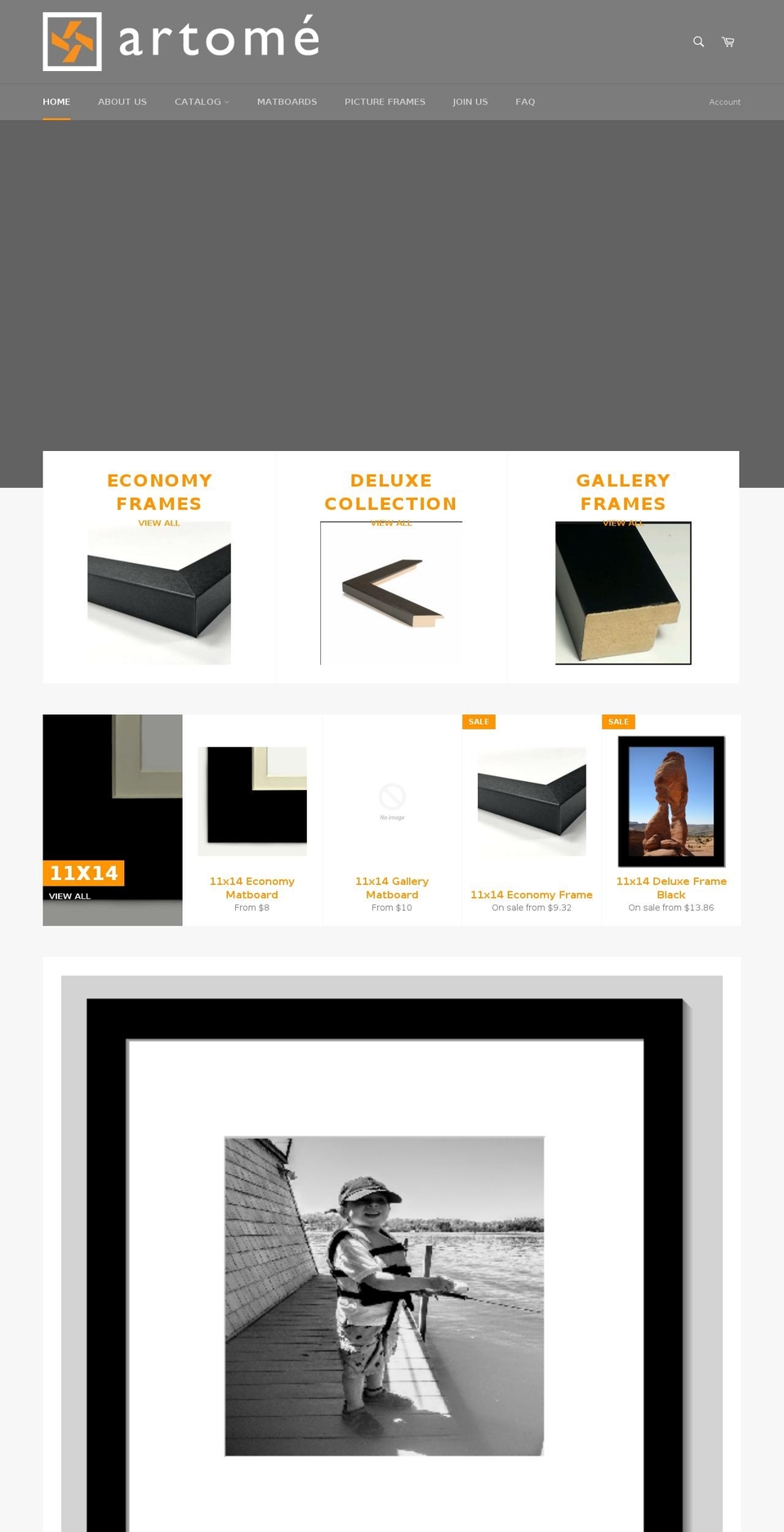 artomestore.com shopify website screenshot