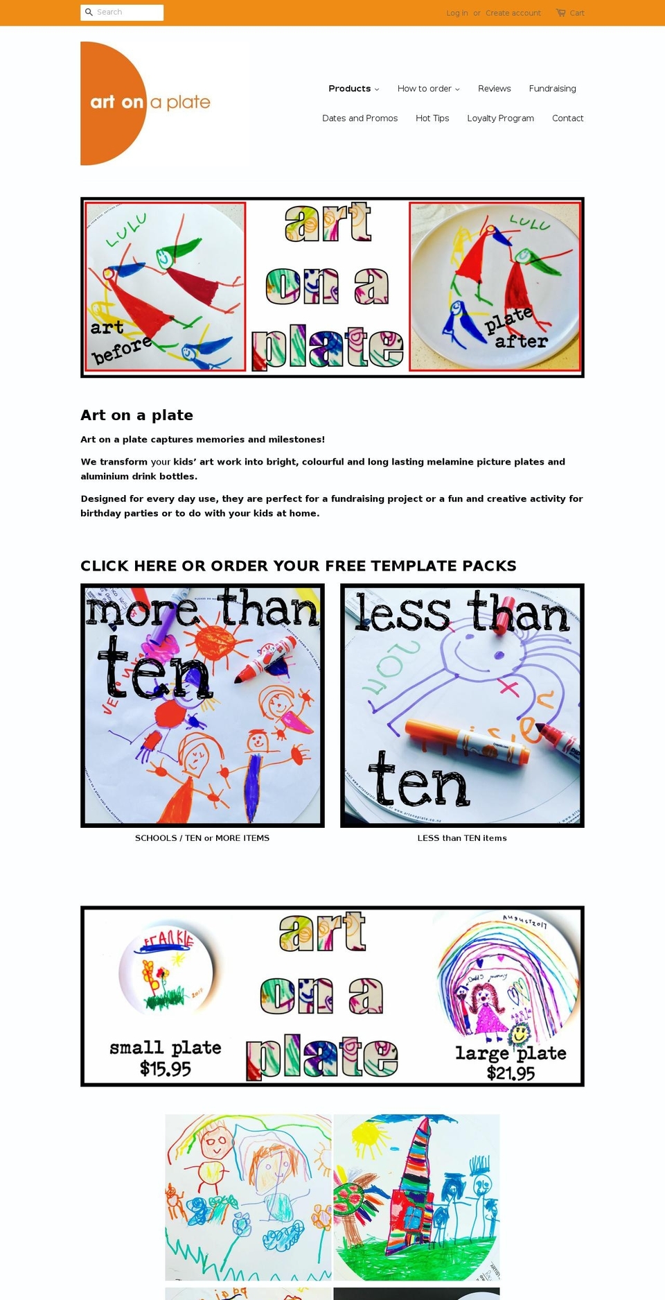 artonaplate.com.au shopify website screenshot