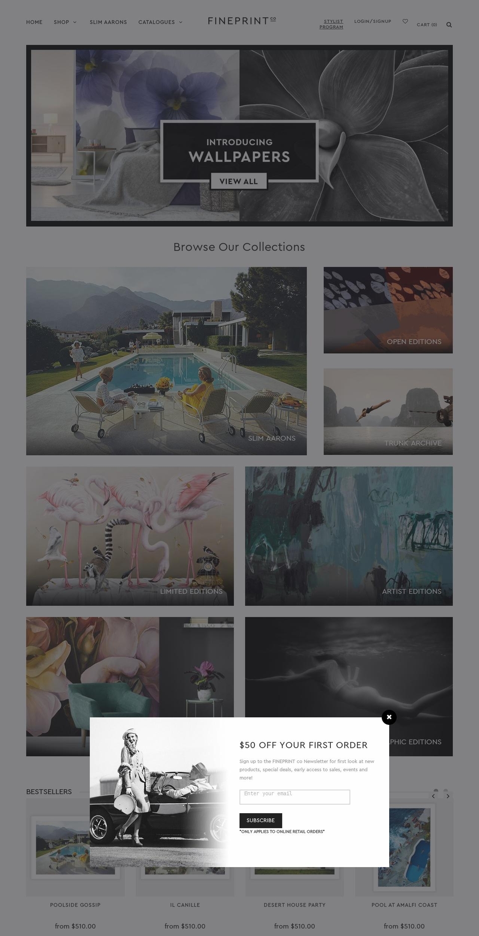 artonline.com.au shopify website screenshot
