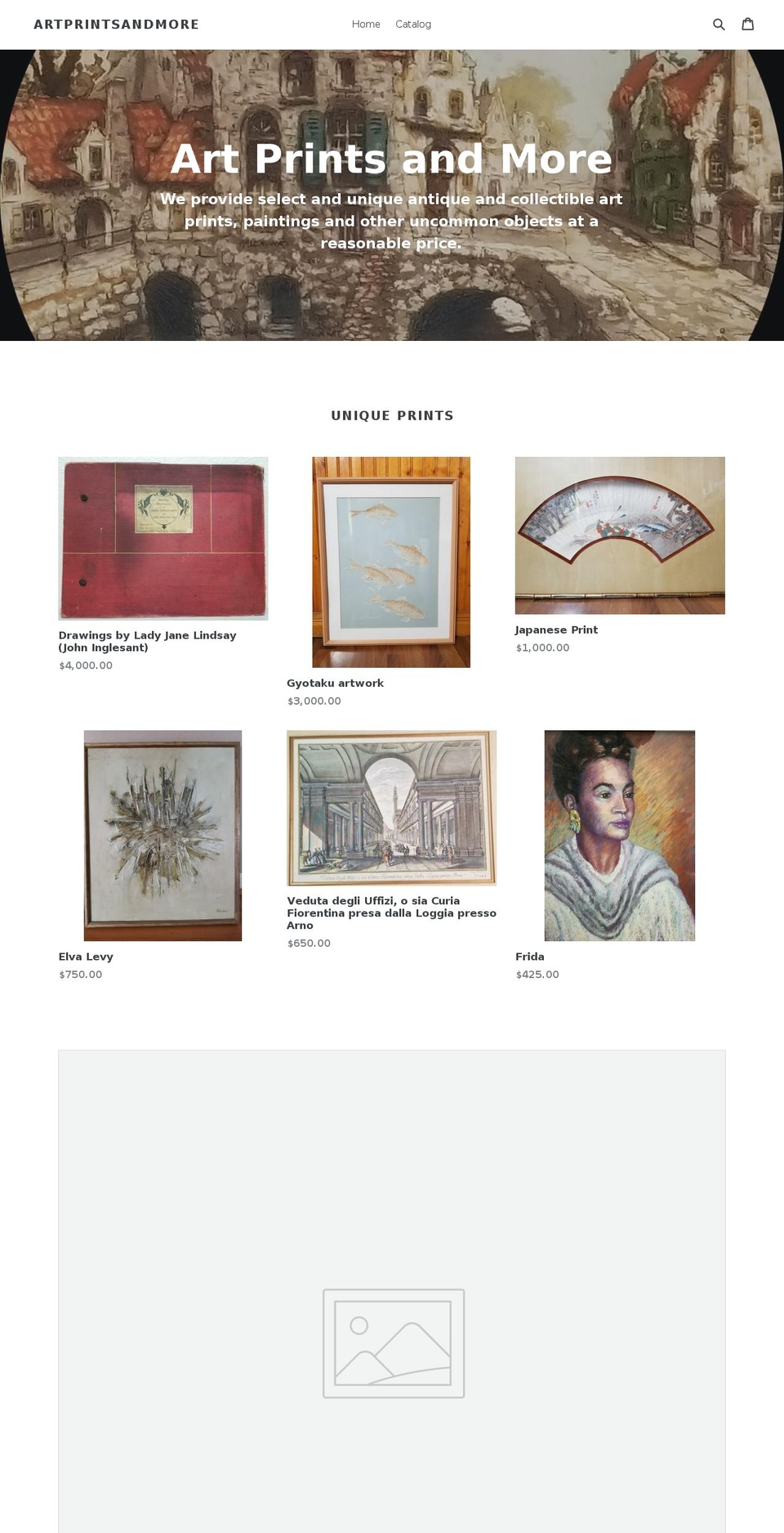 artprintsandmore.com — Shopify storefront screenshot