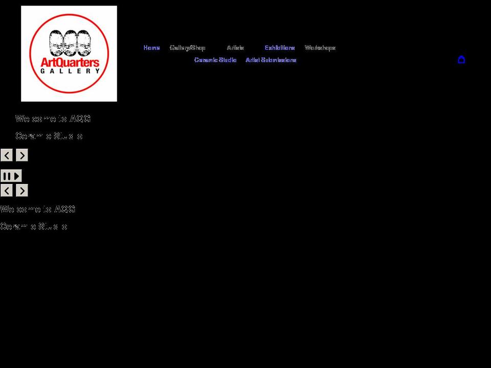 artquartersgallery.com shopify website screenshot