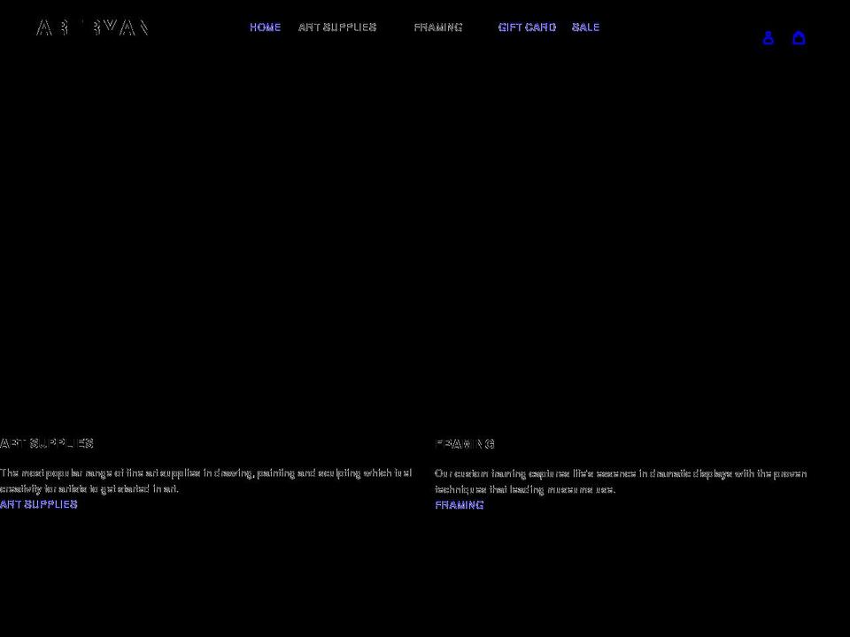 artryan.com shopify website screenshot