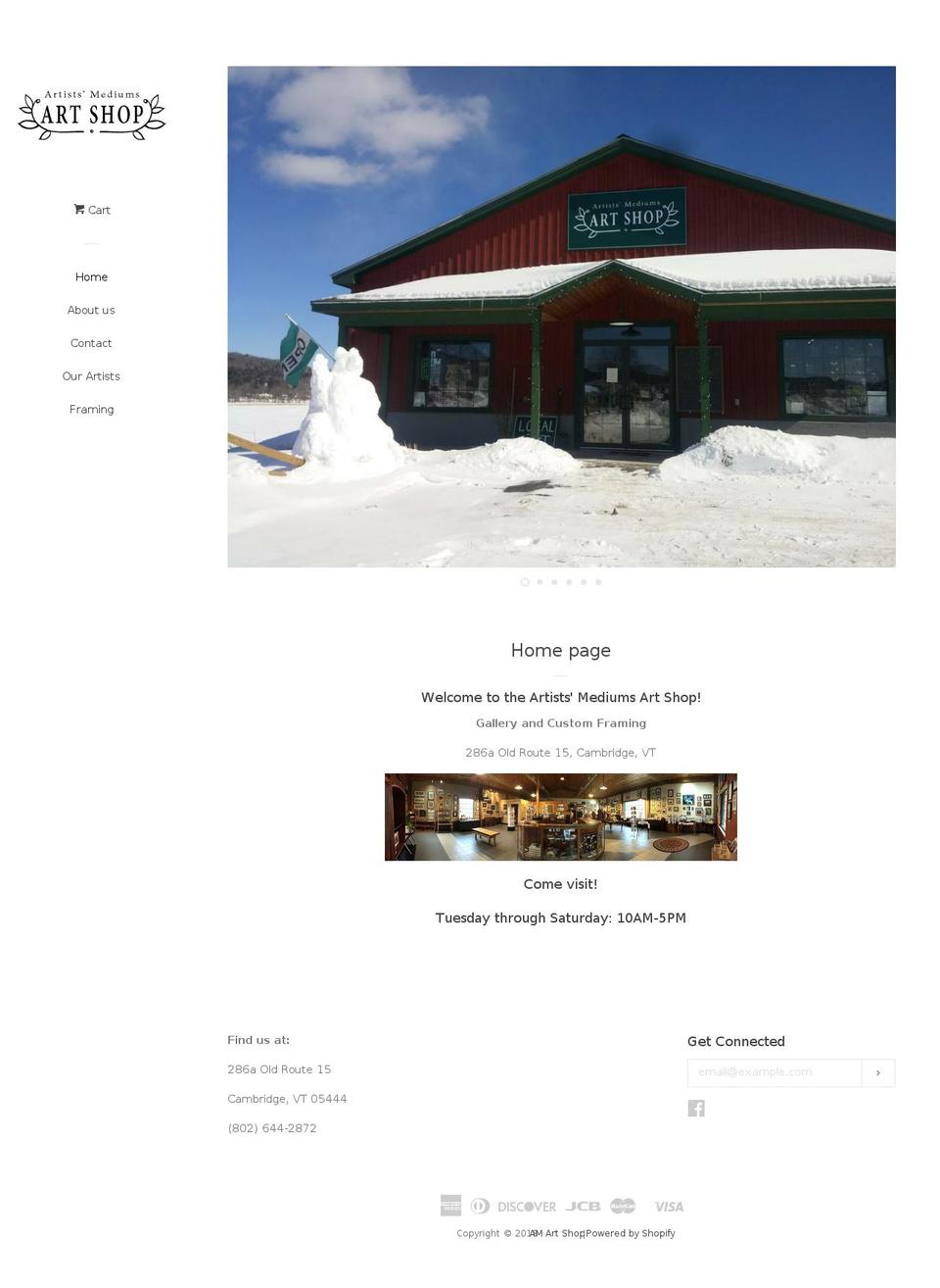 artshopam.com — Shopify storefront screenshot