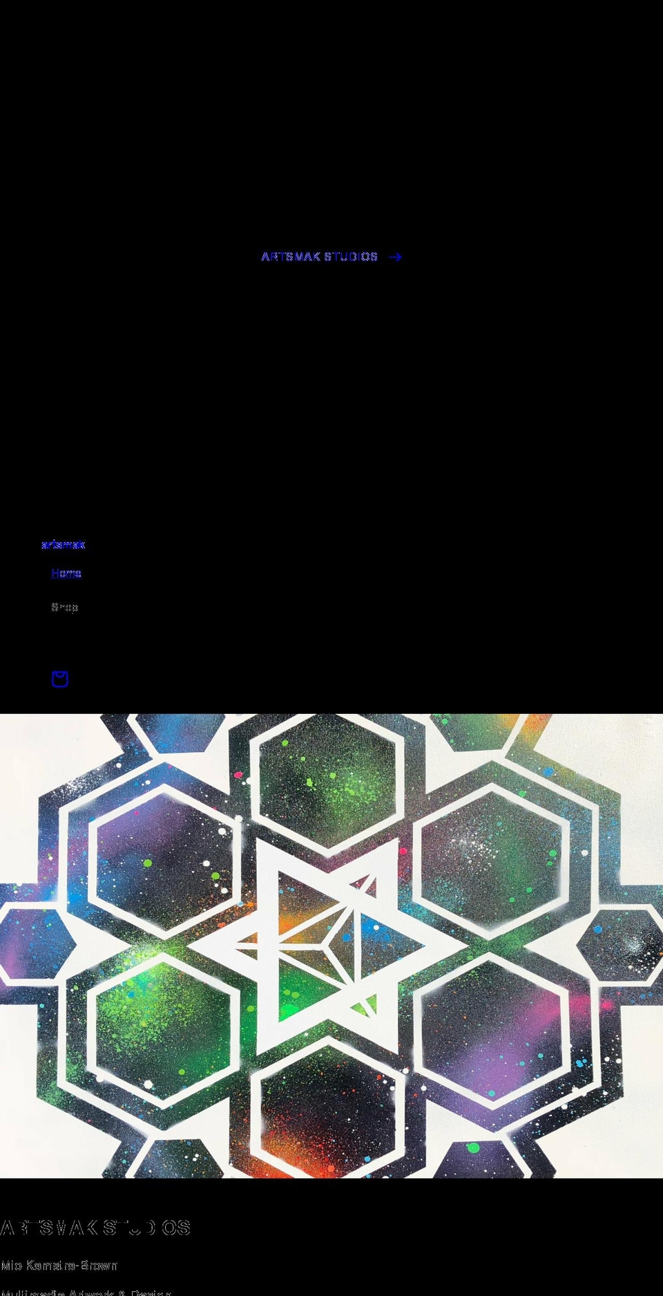 artsmak.com shopify website screenshot