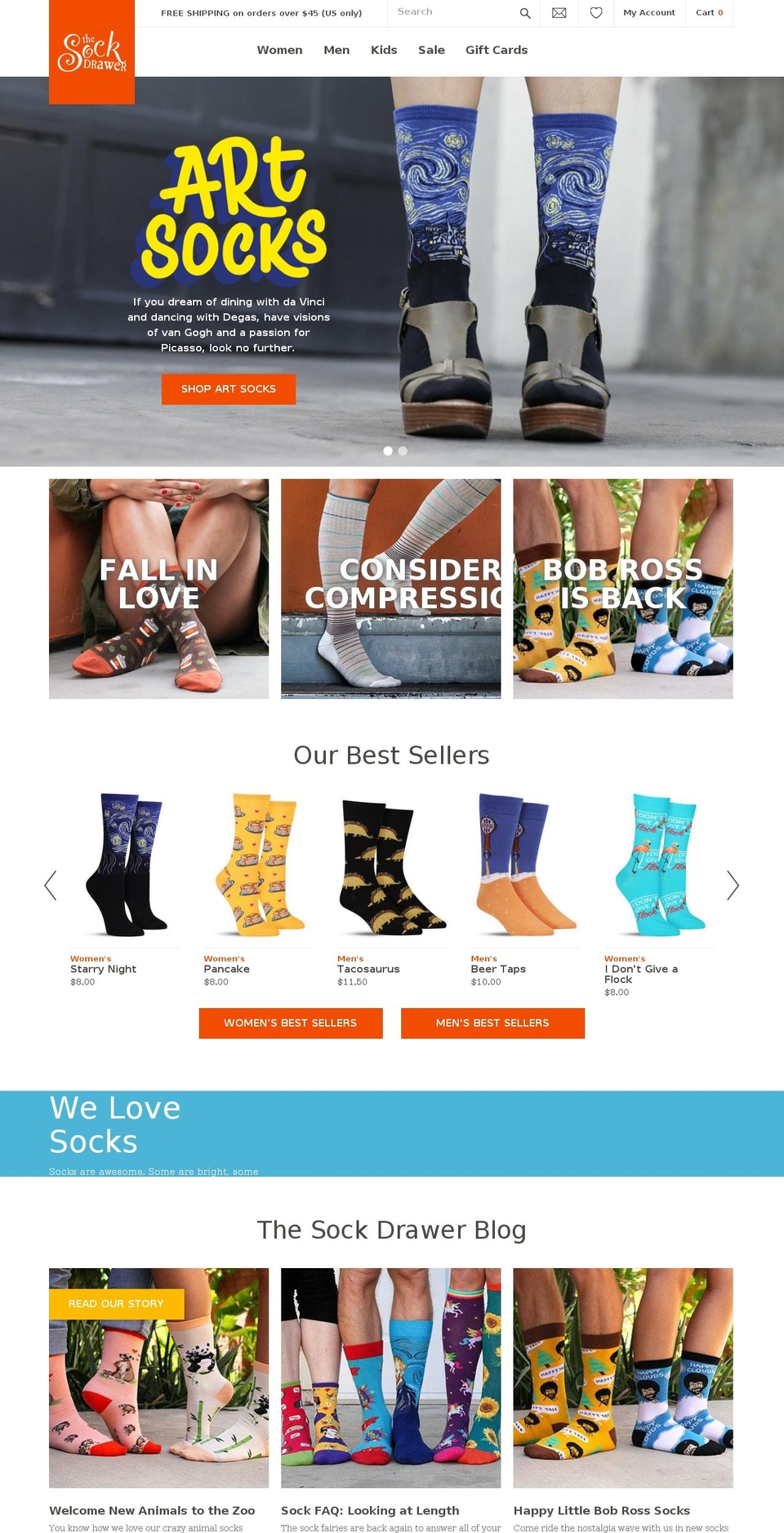 artsocks.boutique shopify website screenshot