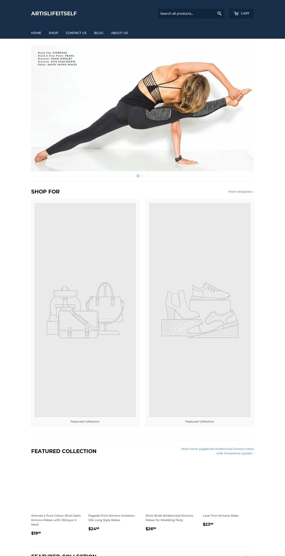artter.com — Shopify storefront screenshot