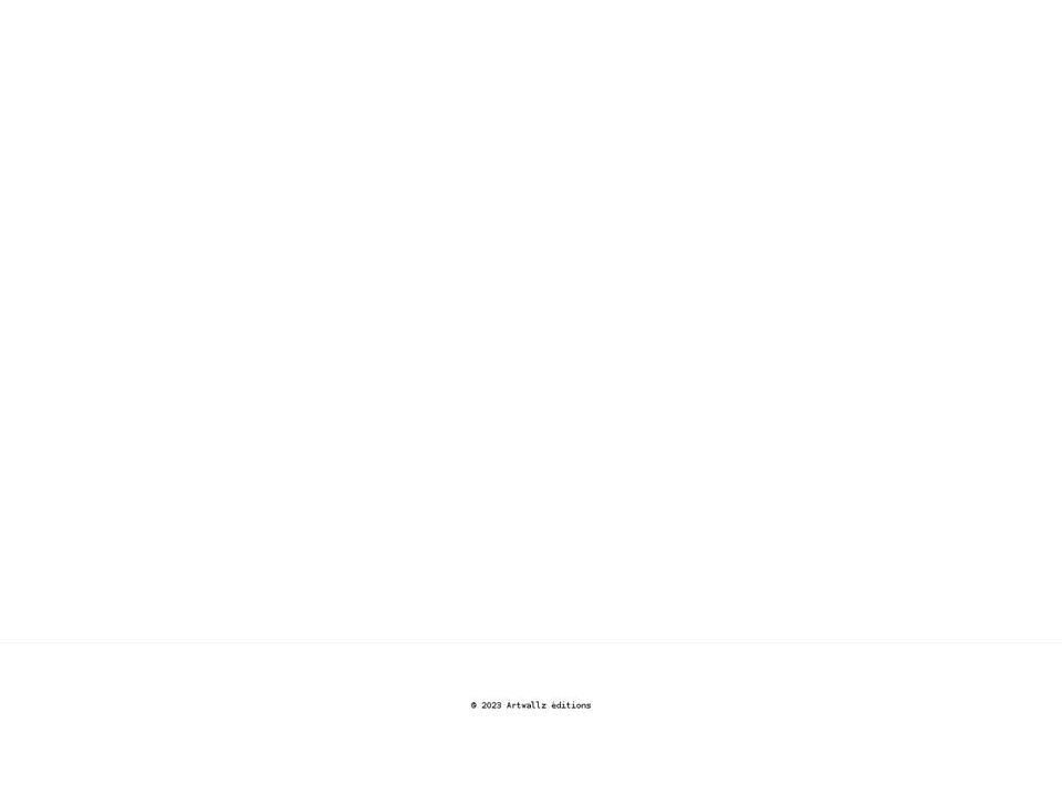 artwallzeditions.com shopify website screenshot