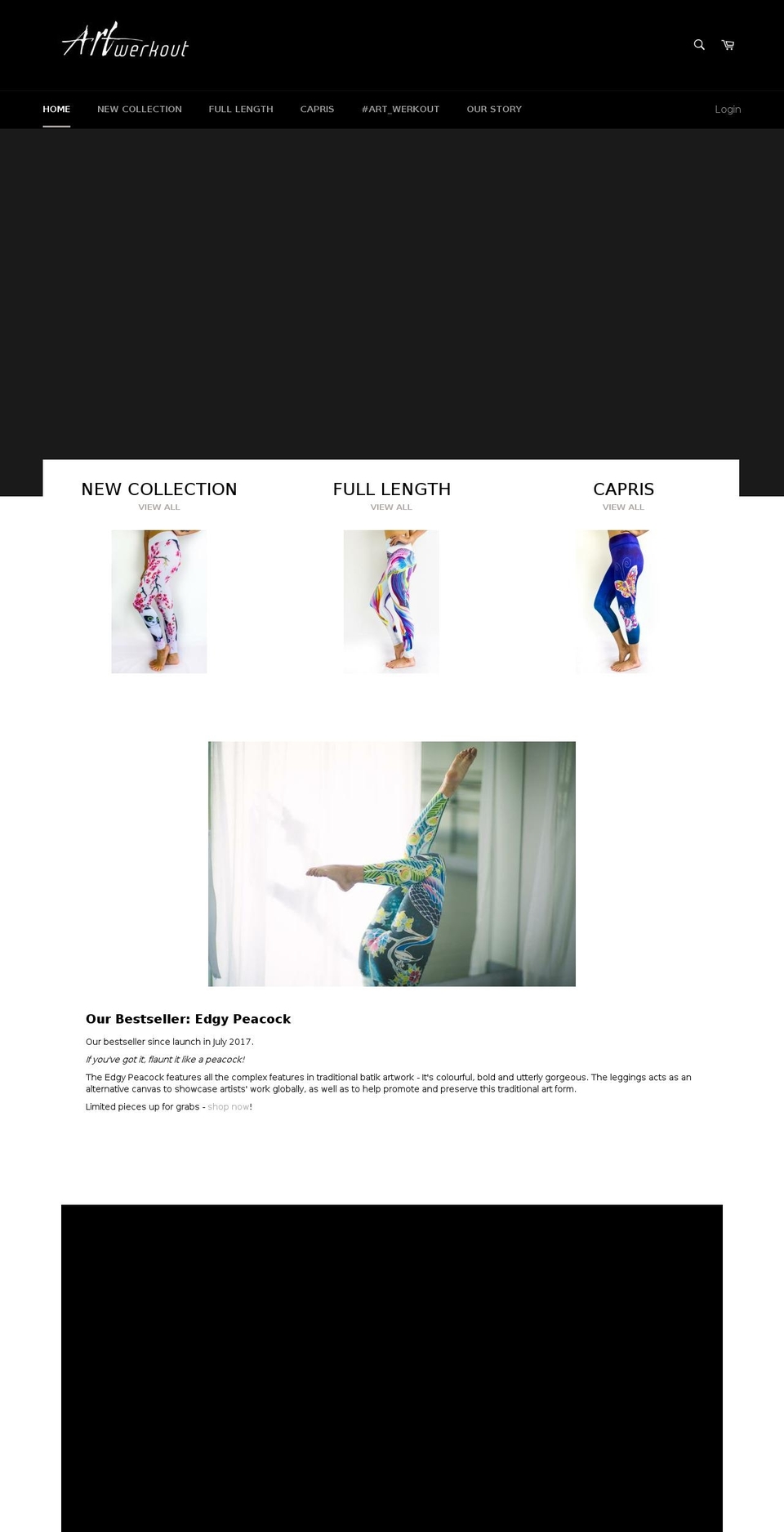 artwerkout.com shopify website screenshot