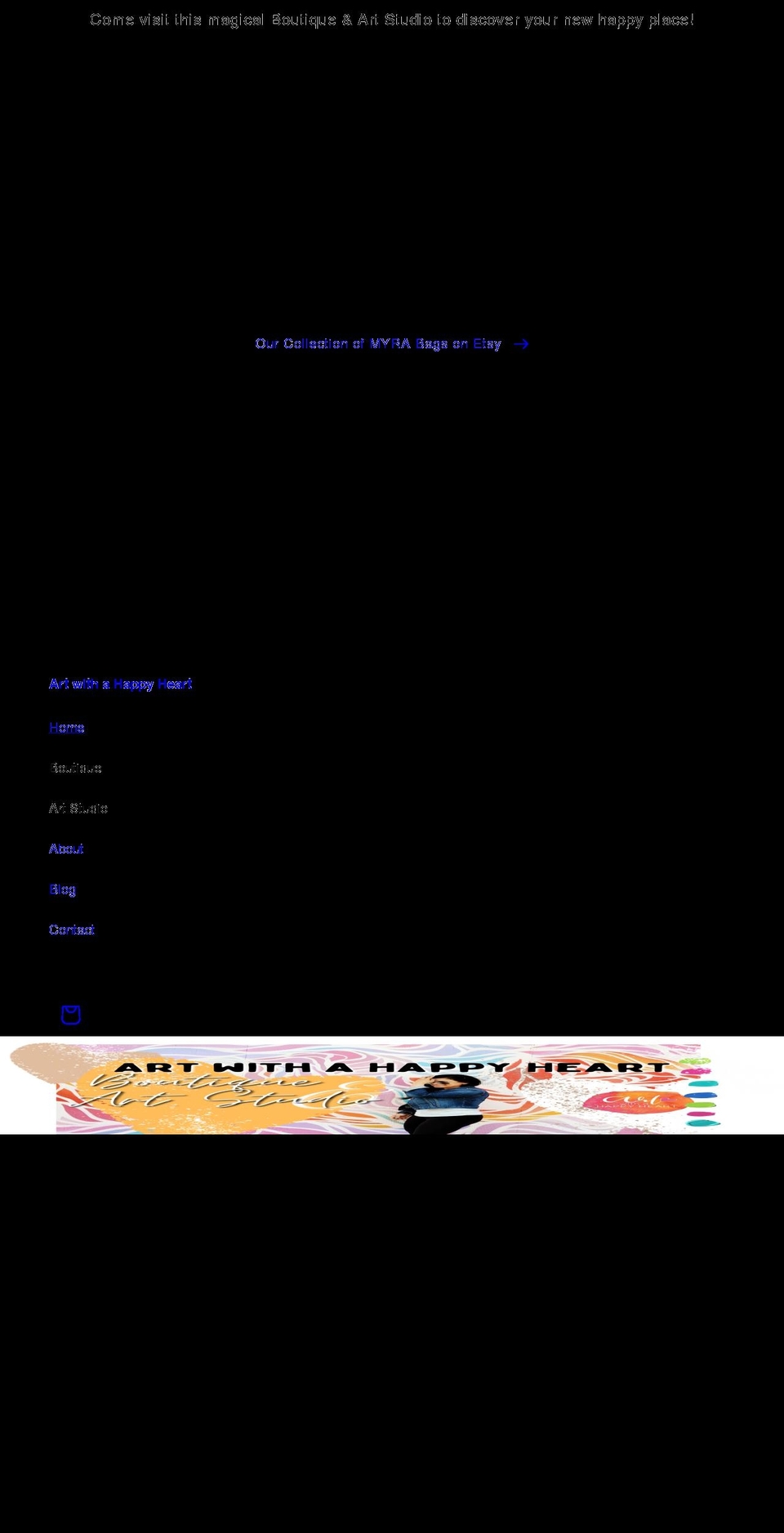 artwithahappyheart.com shopify website screenshot