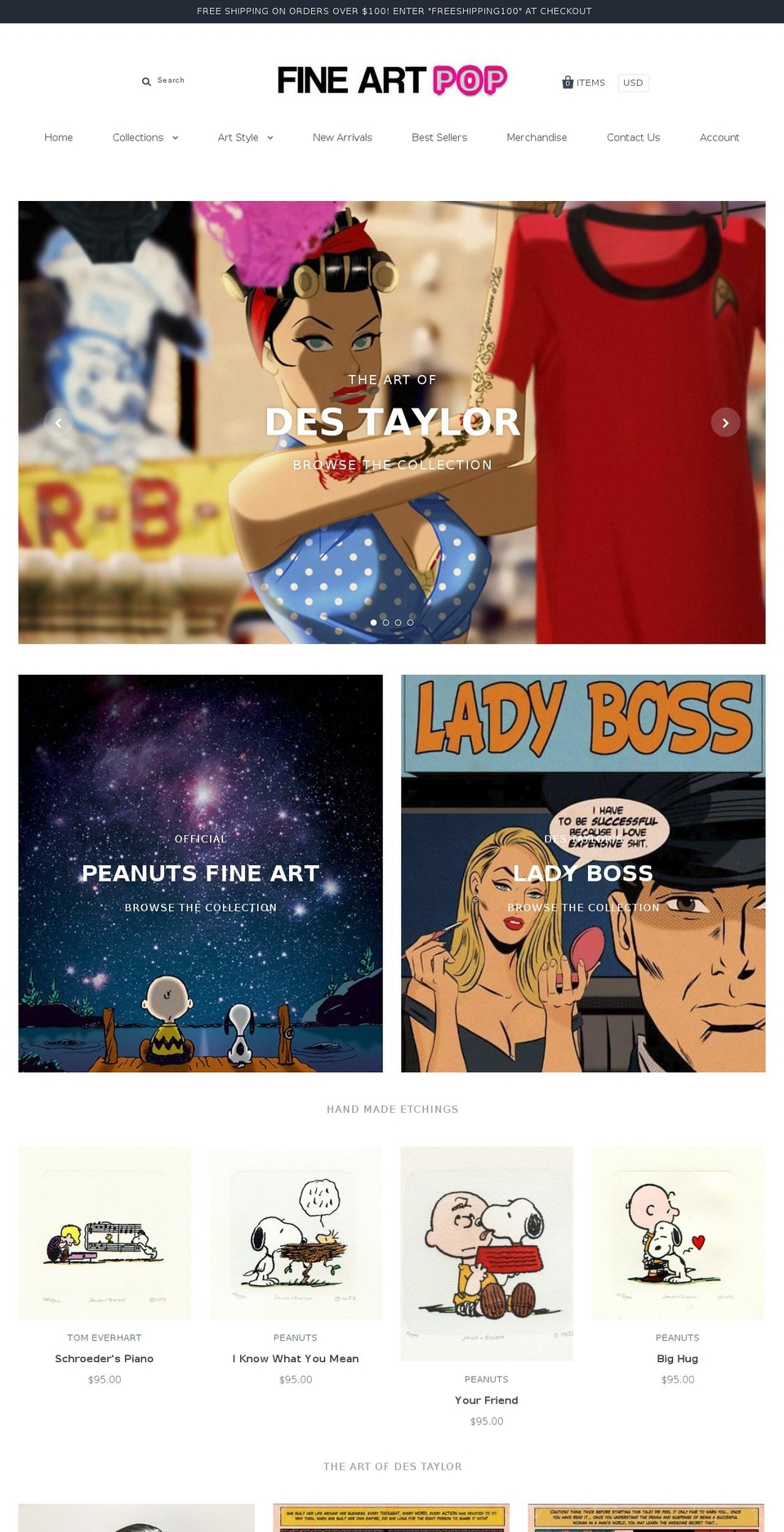 artyougrewupwithusa.com — Shopify storefront screenshot