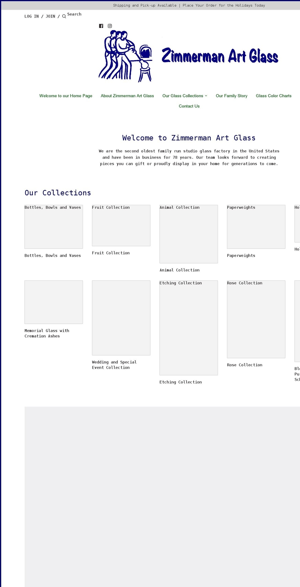artzglass.com shopify website screenshot