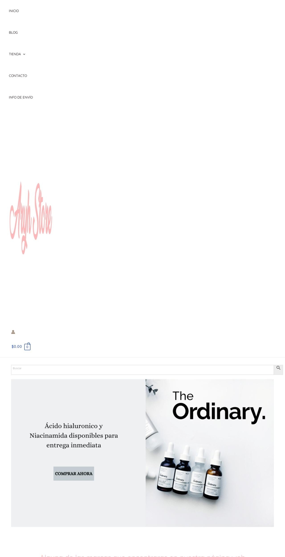 aryhstore.com — Shopify storefront screenshot