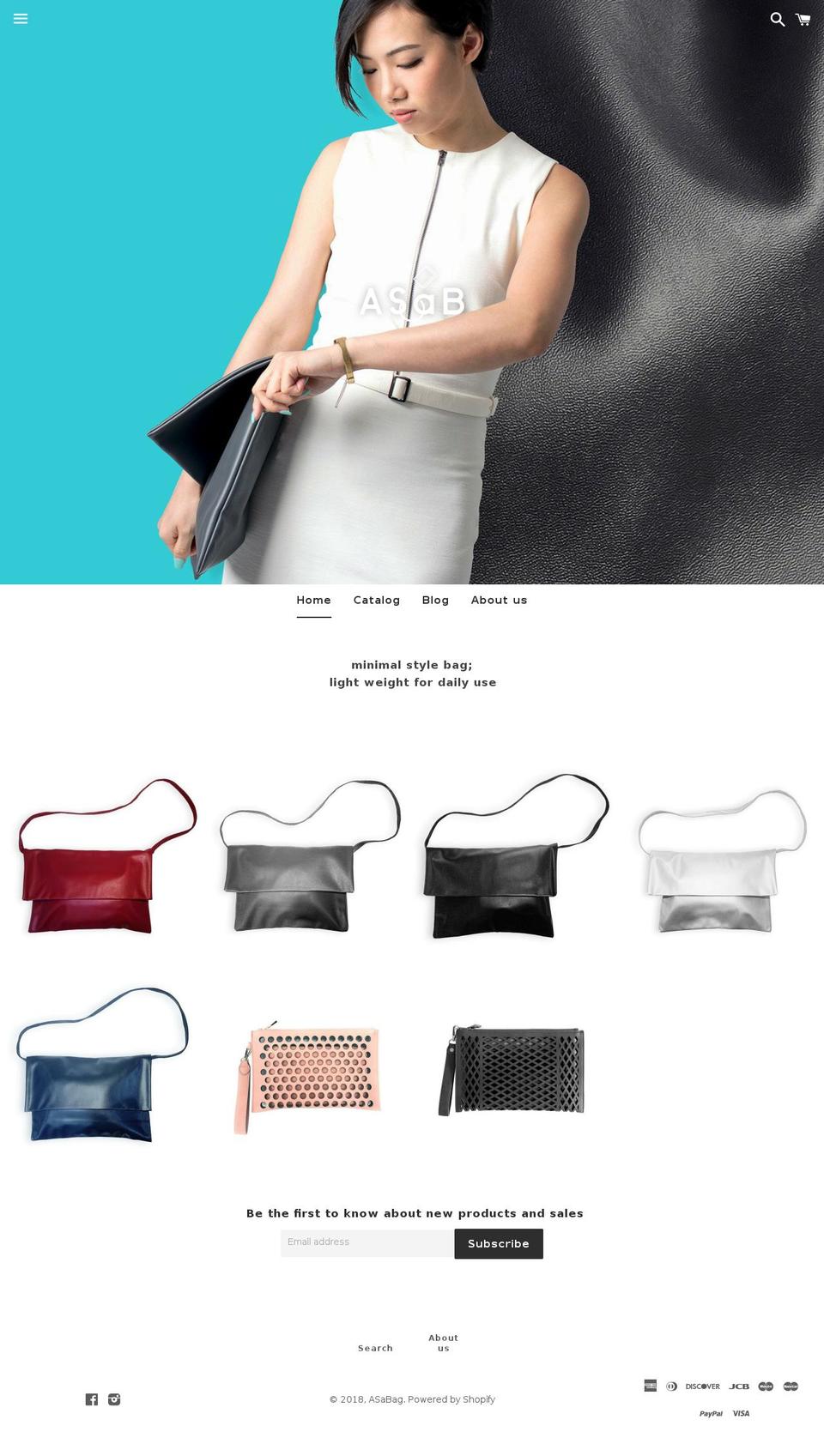 asabbrand.com — Shopify storefront screenshot