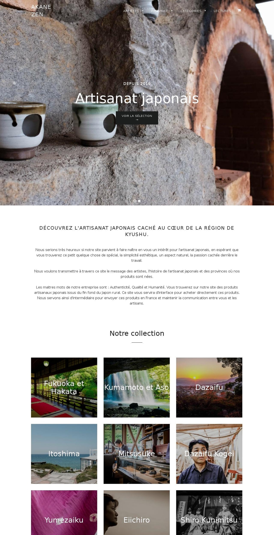 asahizen.com shopify website screenshot