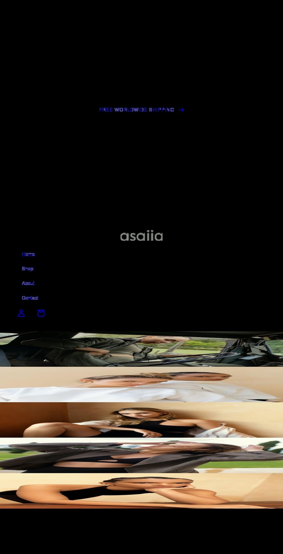 asaiia.com shopify website screenshot