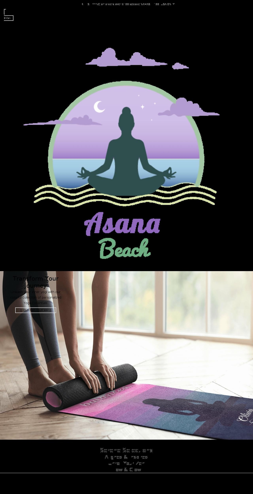 asanabeach.com shopify website screenshot