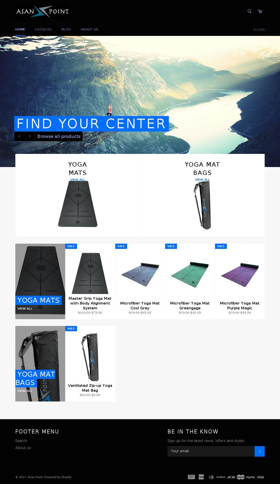 asanpoint.com shopify website screenshot