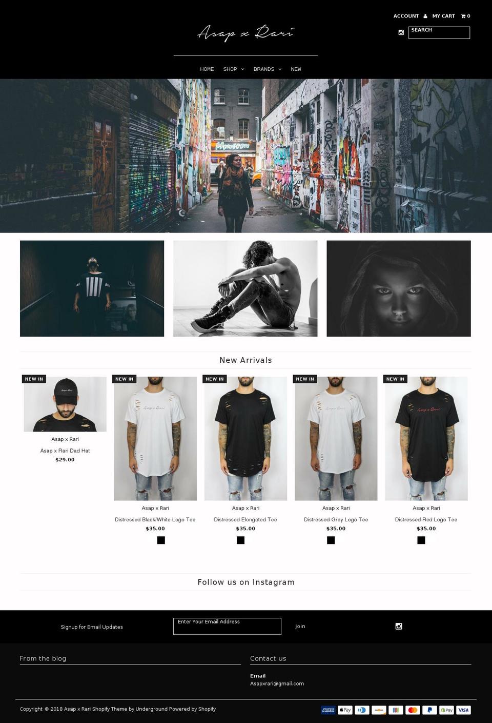 asapxrari.com — Shopify storefront screenshot