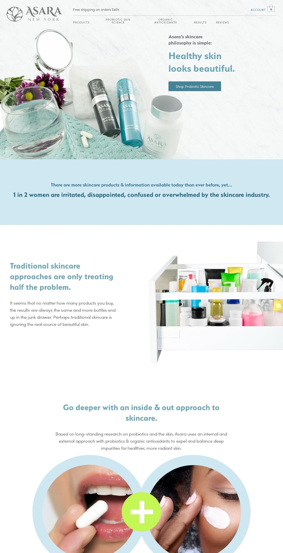 asara Shopify theme site example asarany.com