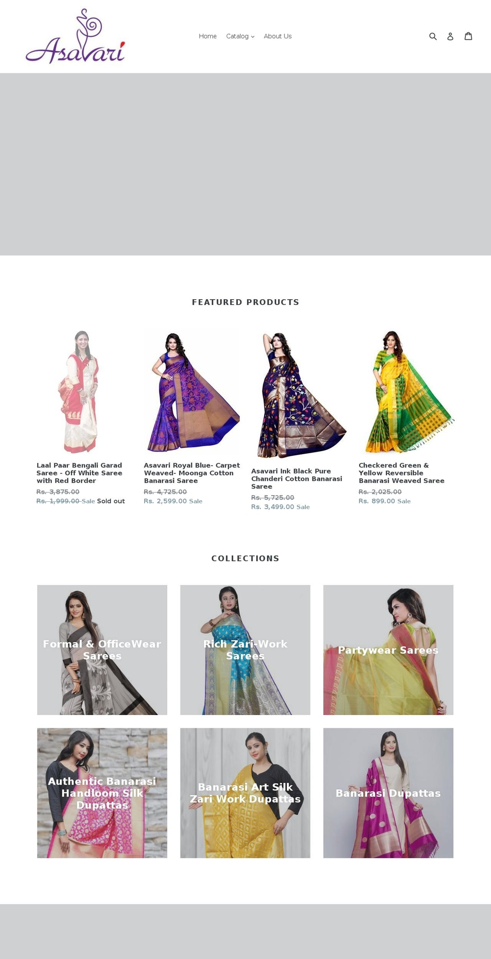 asavarilife.com — Shopify storefront screenshot