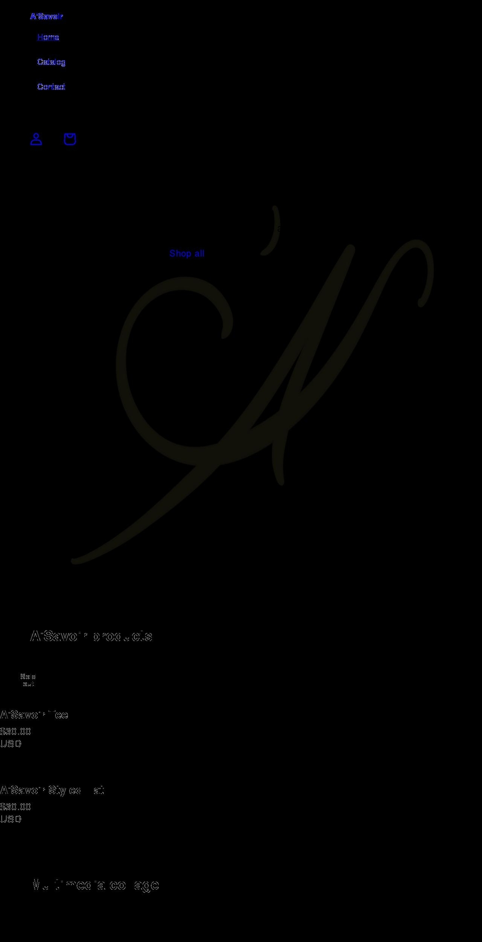 asavoir.net shopify website screenshot