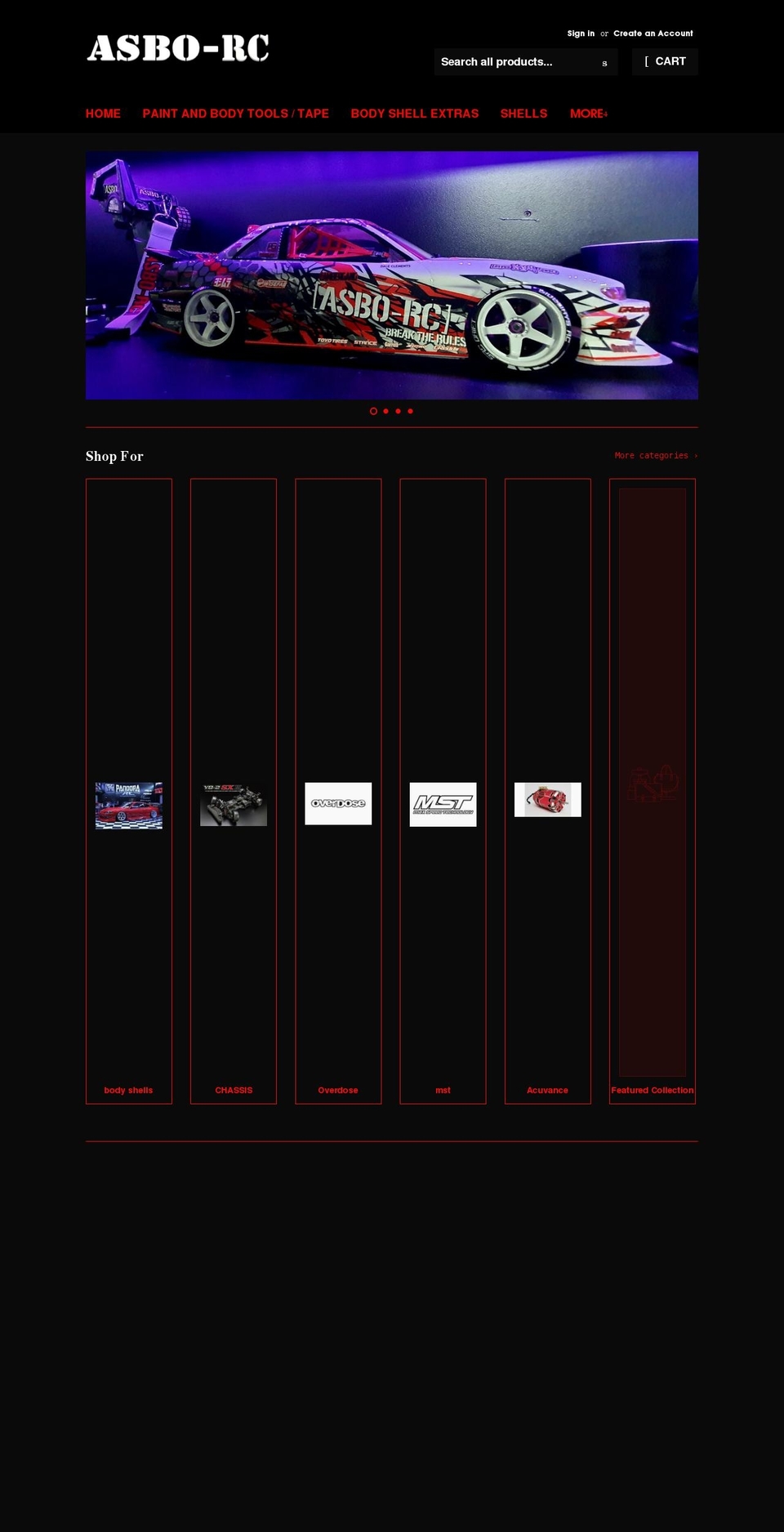 asborc.com shopify website screenshot
