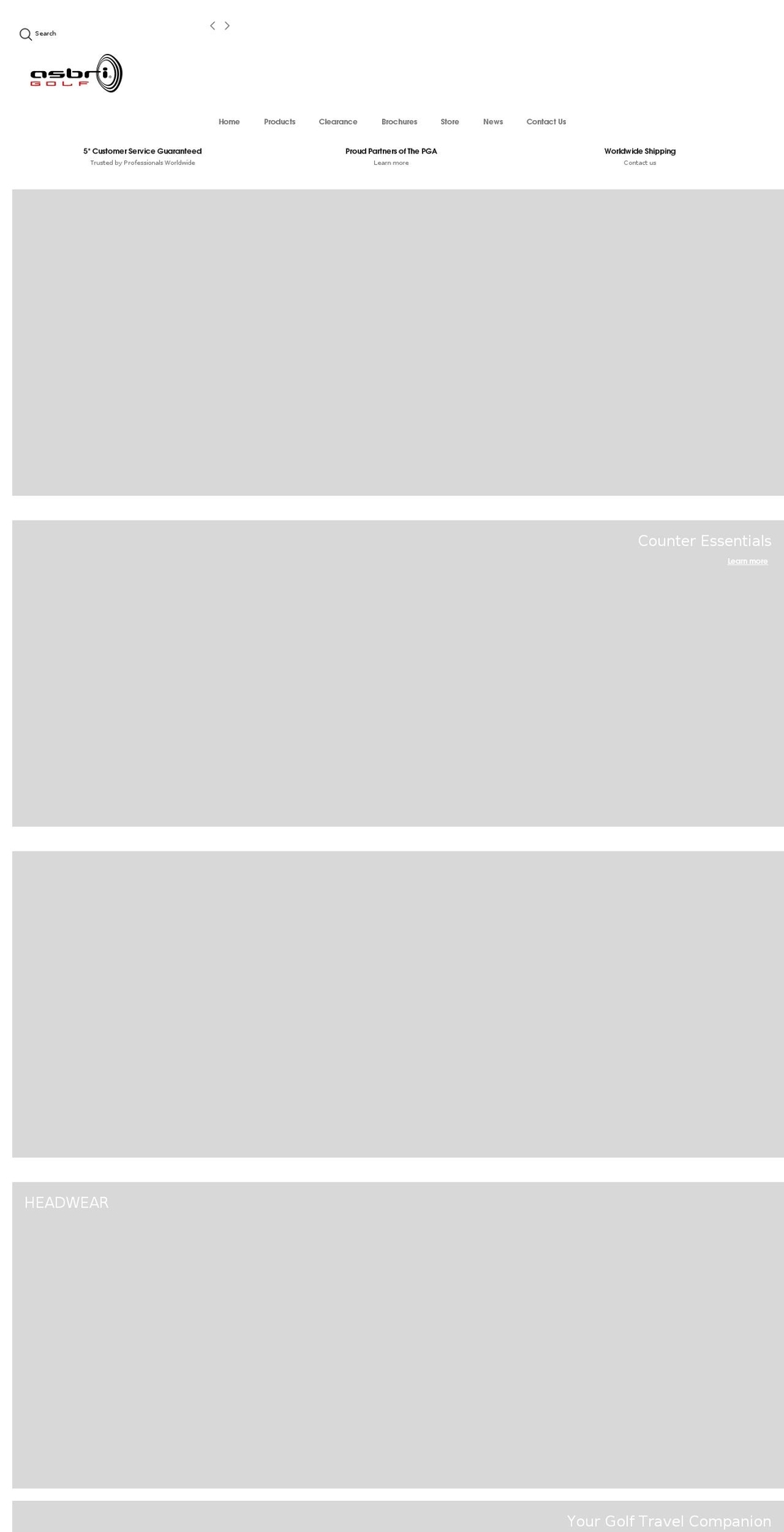 asbrigolfonline.com shopify website screenshot