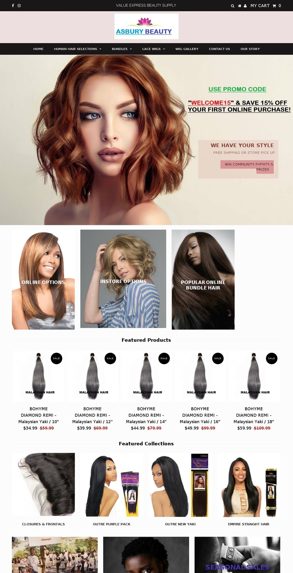 asburyparkbeauty.com shopify website screenshot