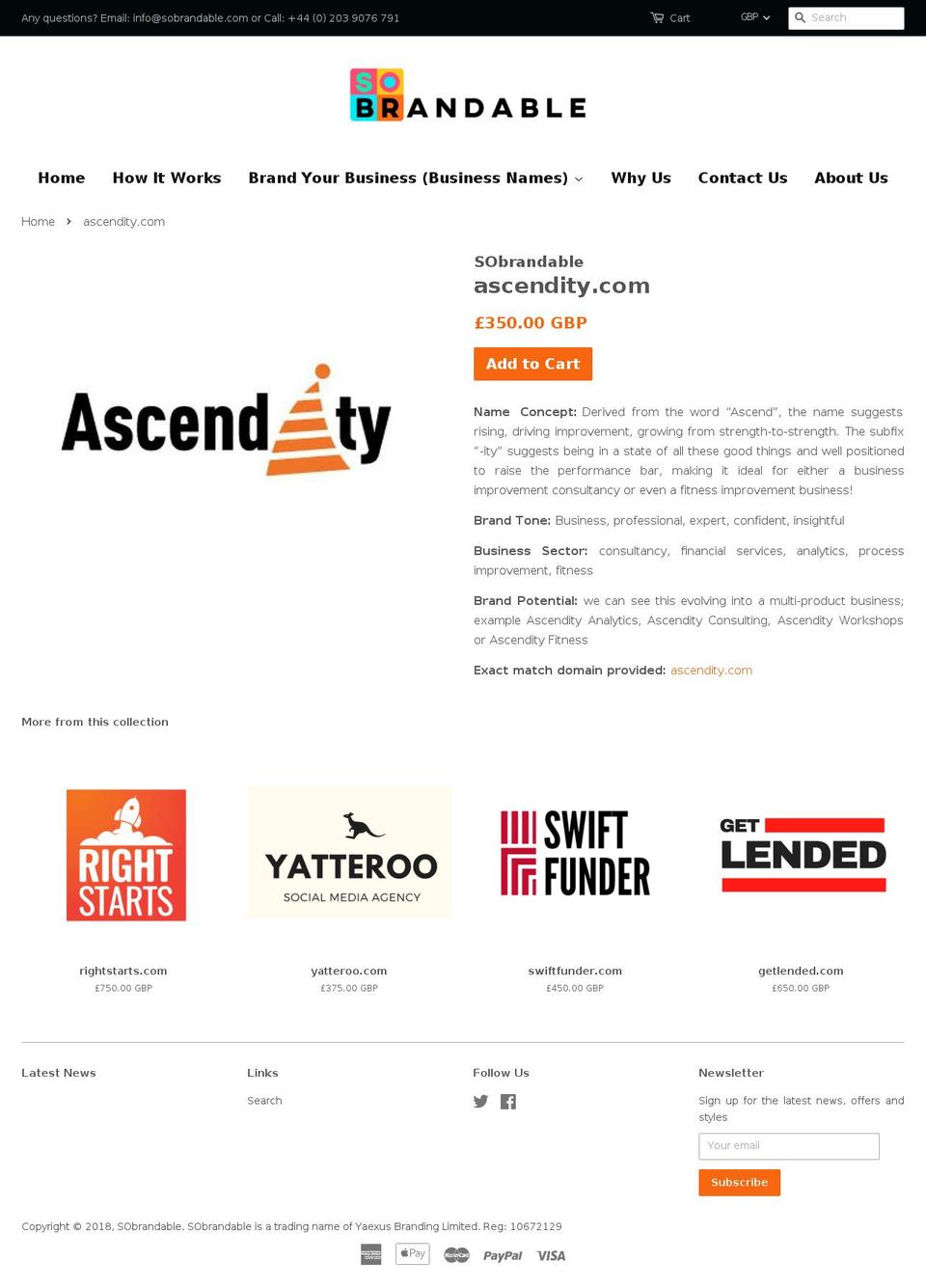 ascendity.com shopify website screenshot
