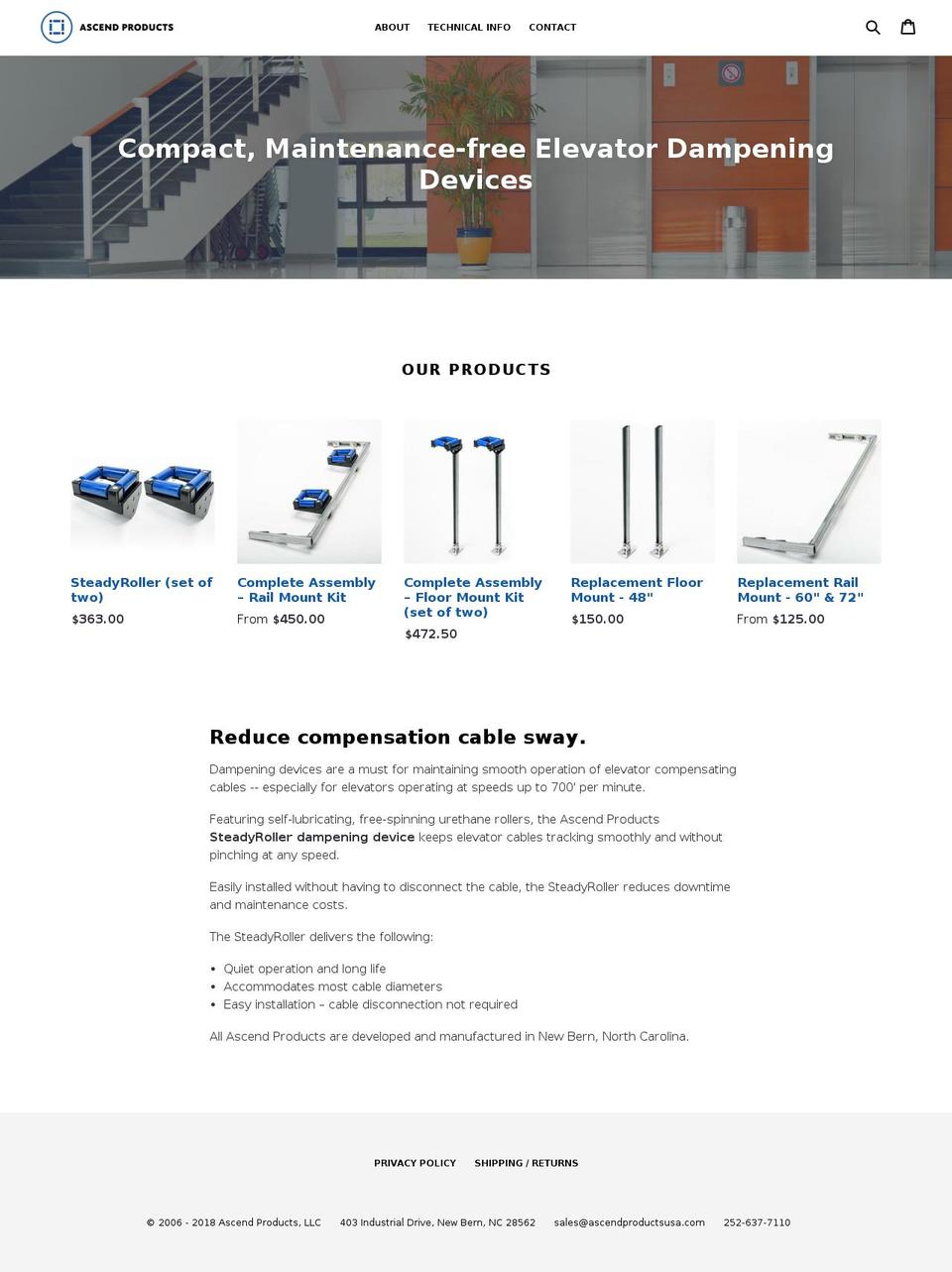 ascendproductsusa.com shopify website screenshot