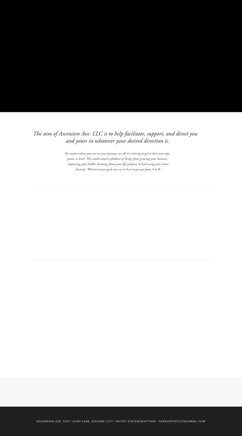 ascensionave.com — Shopify storefront screenshot