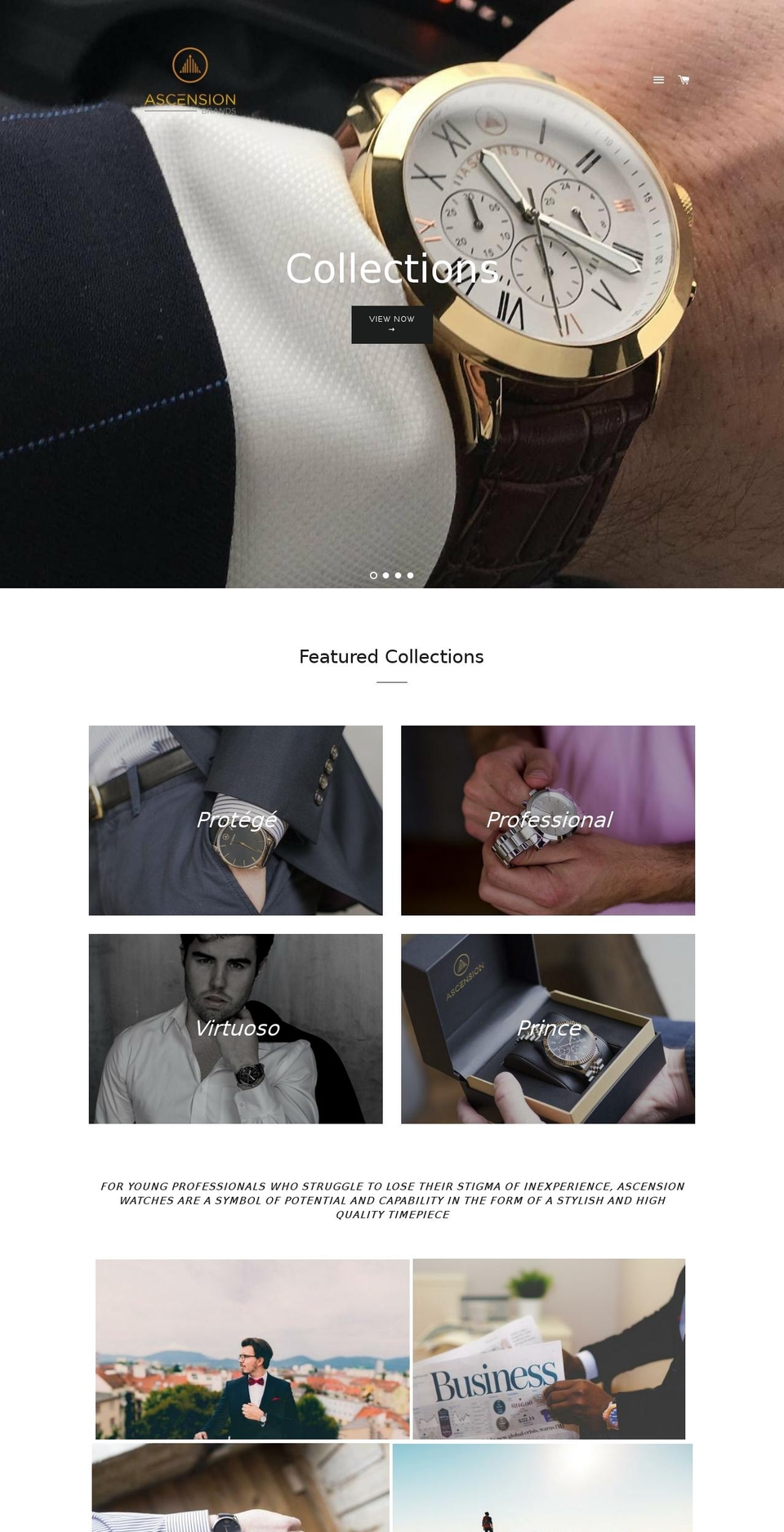 ascensionbrands.com shopify website screenshot