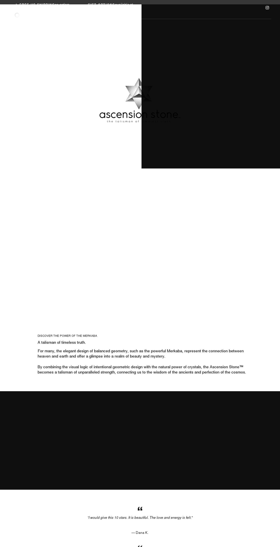 ascensionstone.com shopify website screenshot