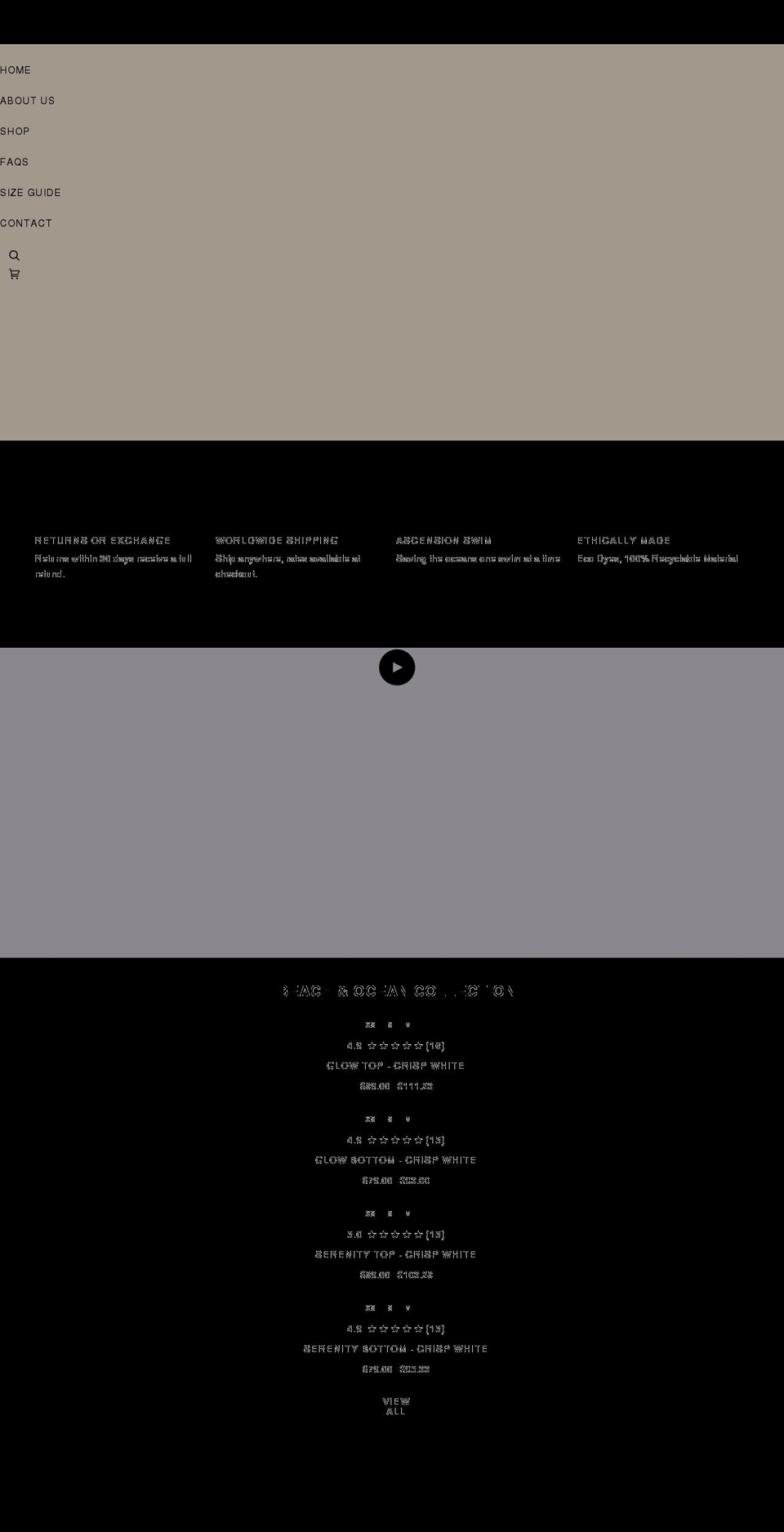 ascensionswim.com shopify website screenshot