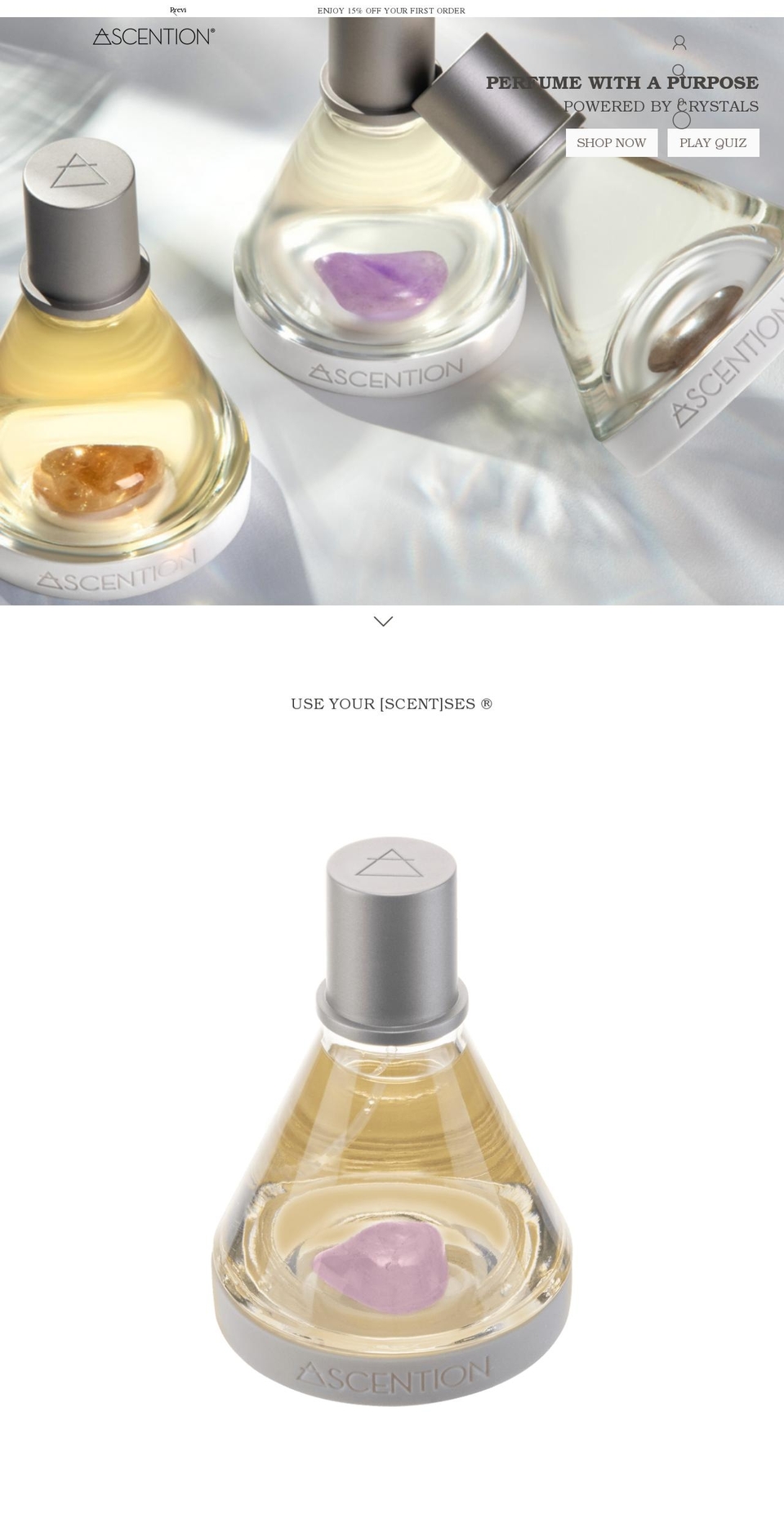 ascentionbeautyco.com shopify website screenshot