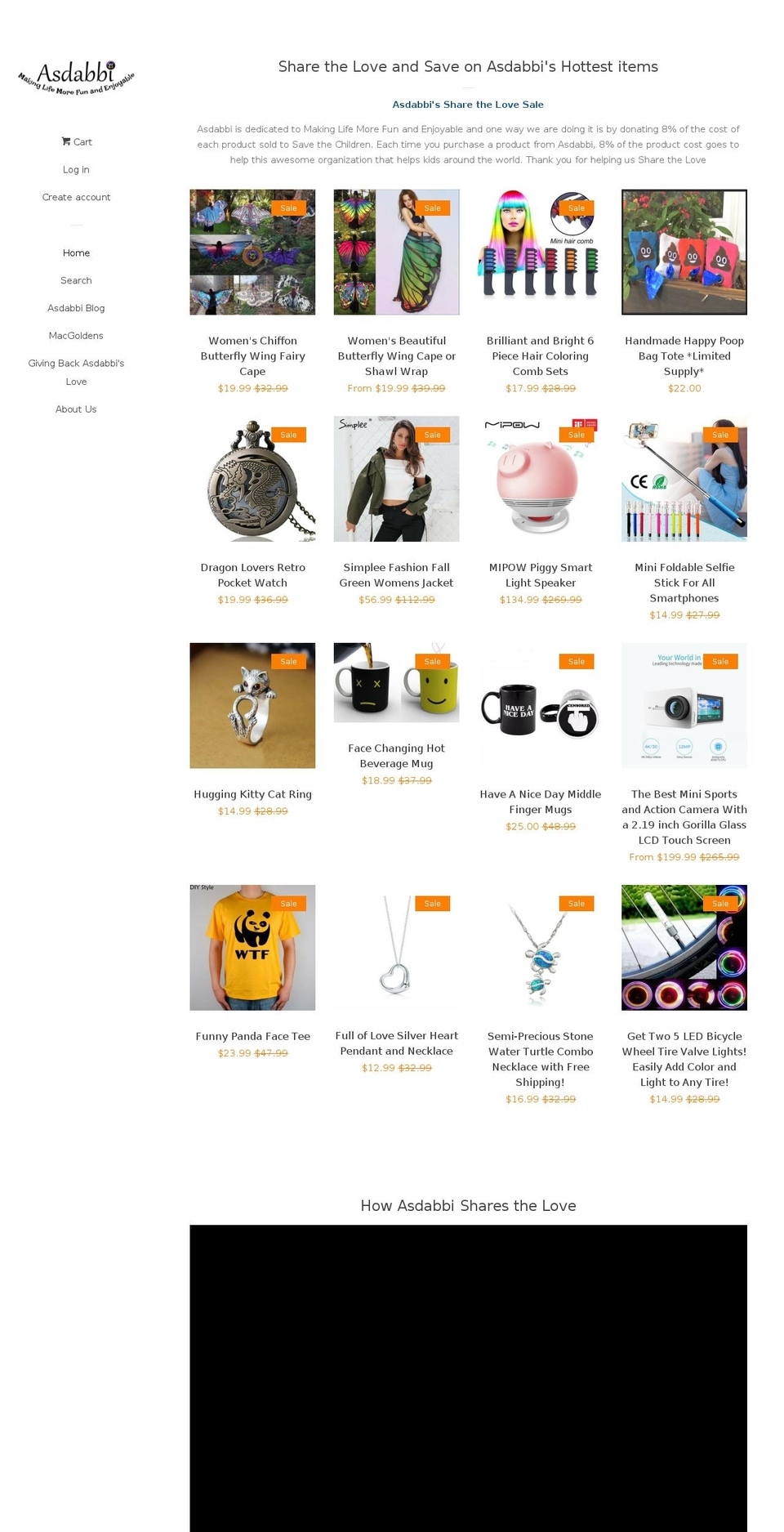 asdabbi.com — Shopify storefront screenshot