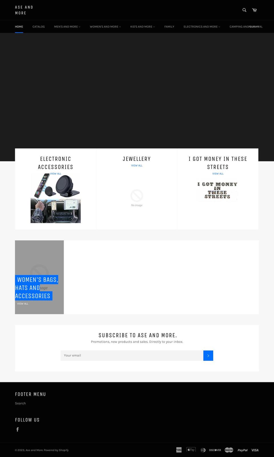 aseandmore.com shopify website screenshot