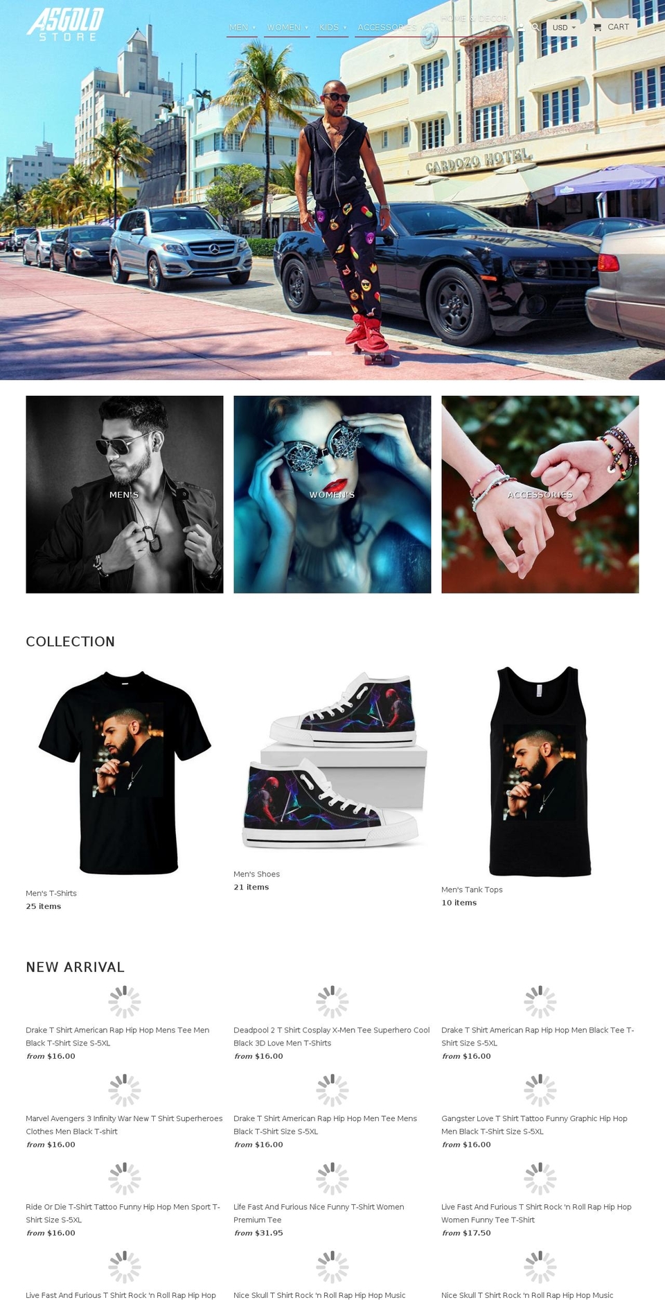 asgoldstore.com — Shopify storefront screenshot