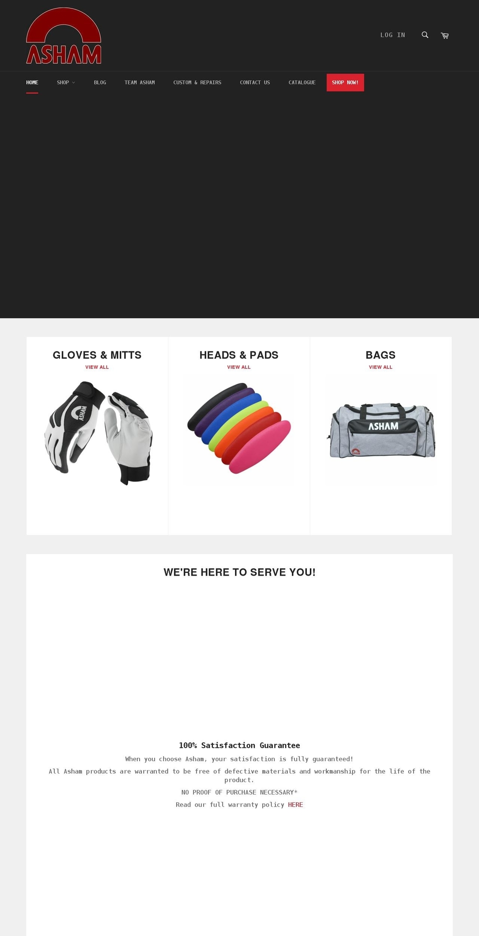 ashamwholesale.com shopify website screenshot