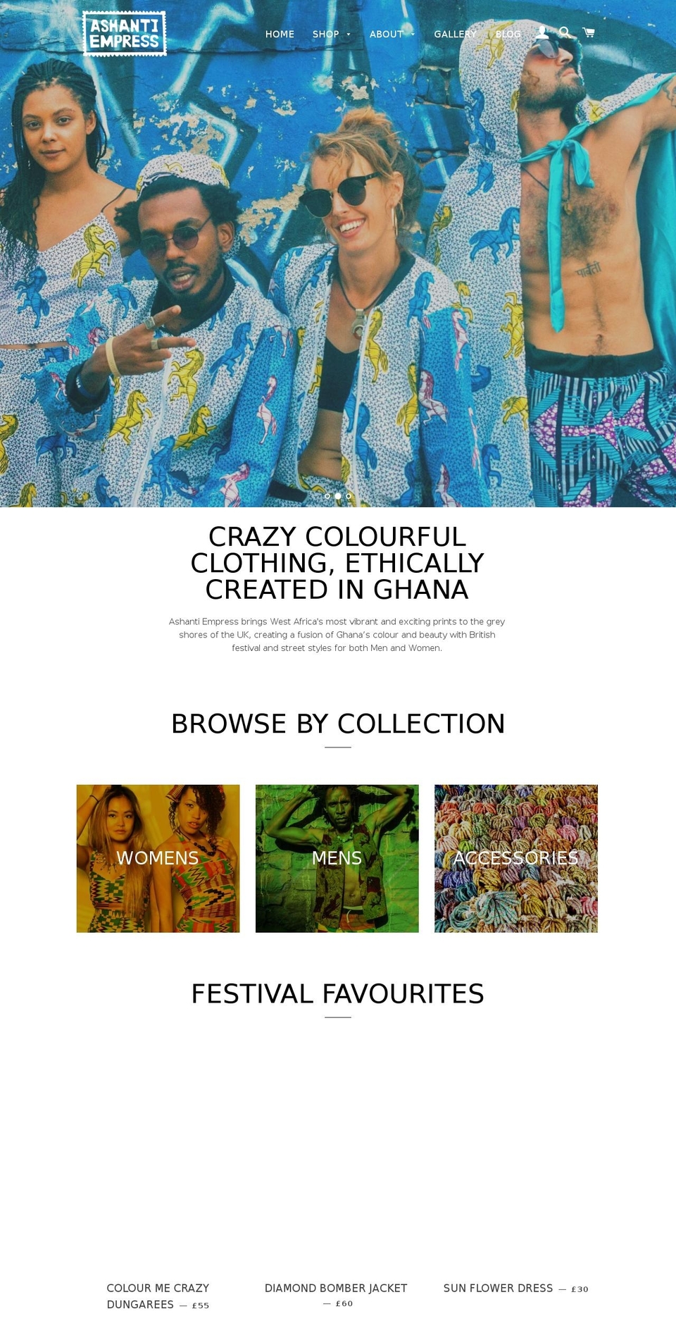 ashantiempress.com shopify website screenshot