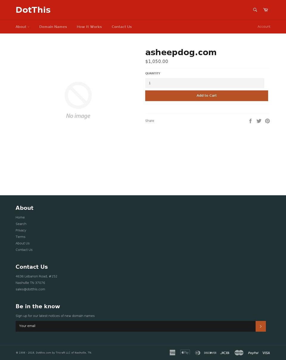 asheepdog.com — Shopify storefront screenshot