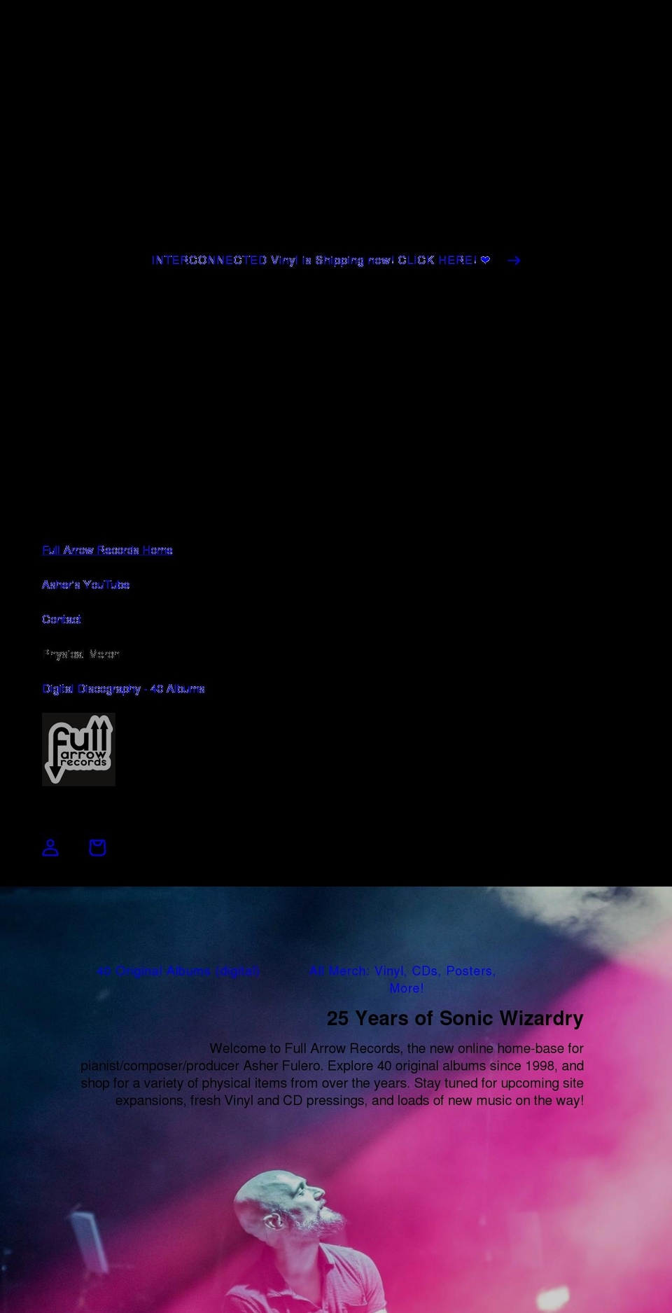 asherfulero.com shopify website screenshot