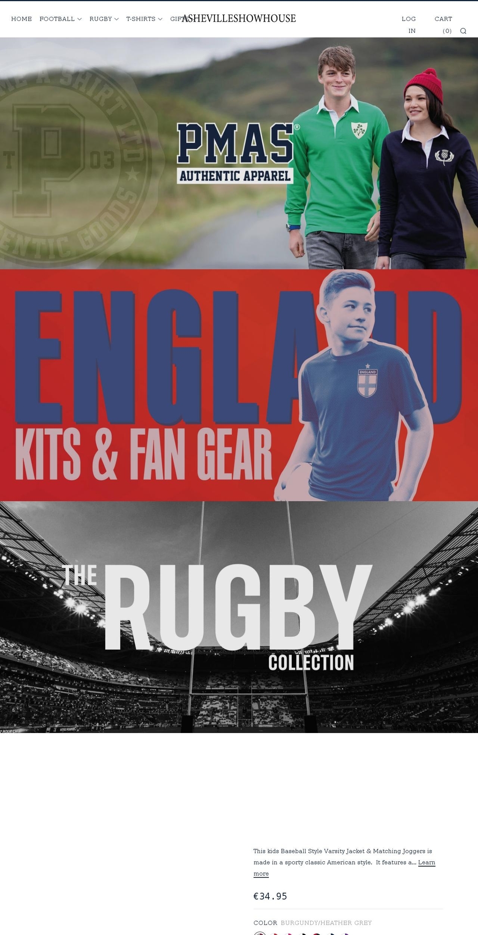 ashevilleshowhouse.com shopify website screenshot