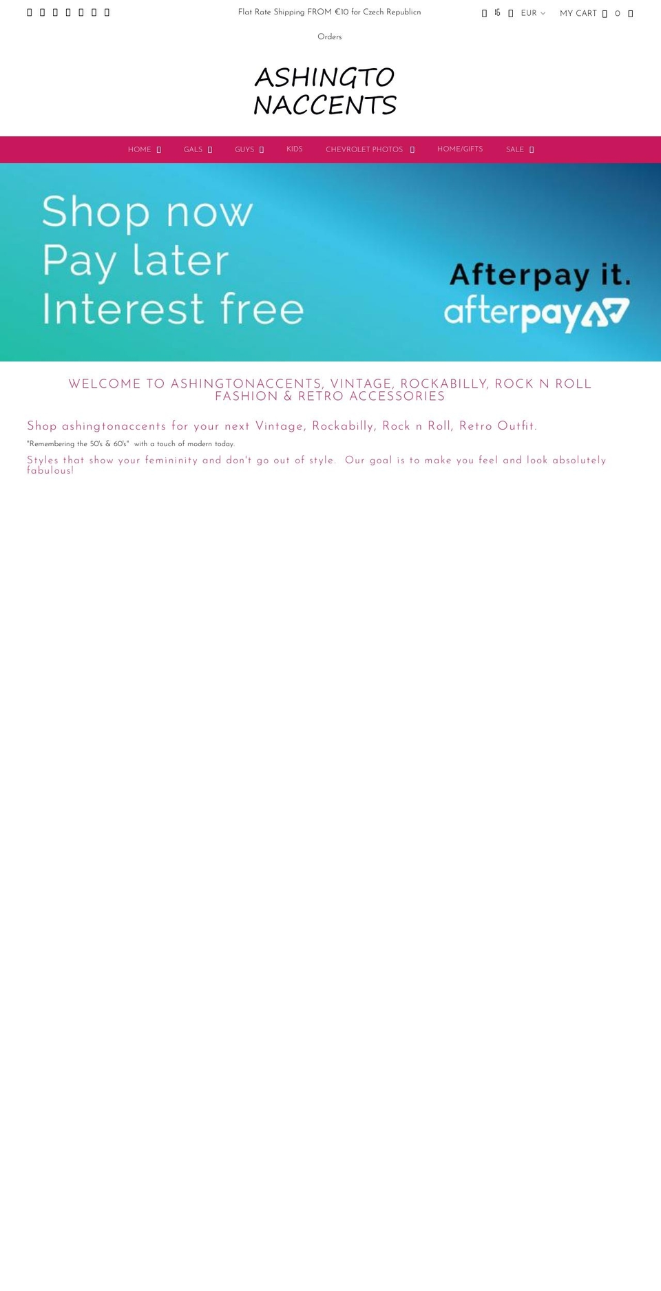 ashingtonaccents.com shopify website screenshot