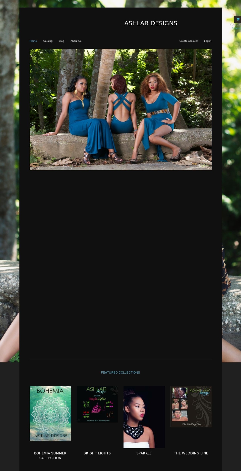 ashlardesigns.com shopify website screenshot